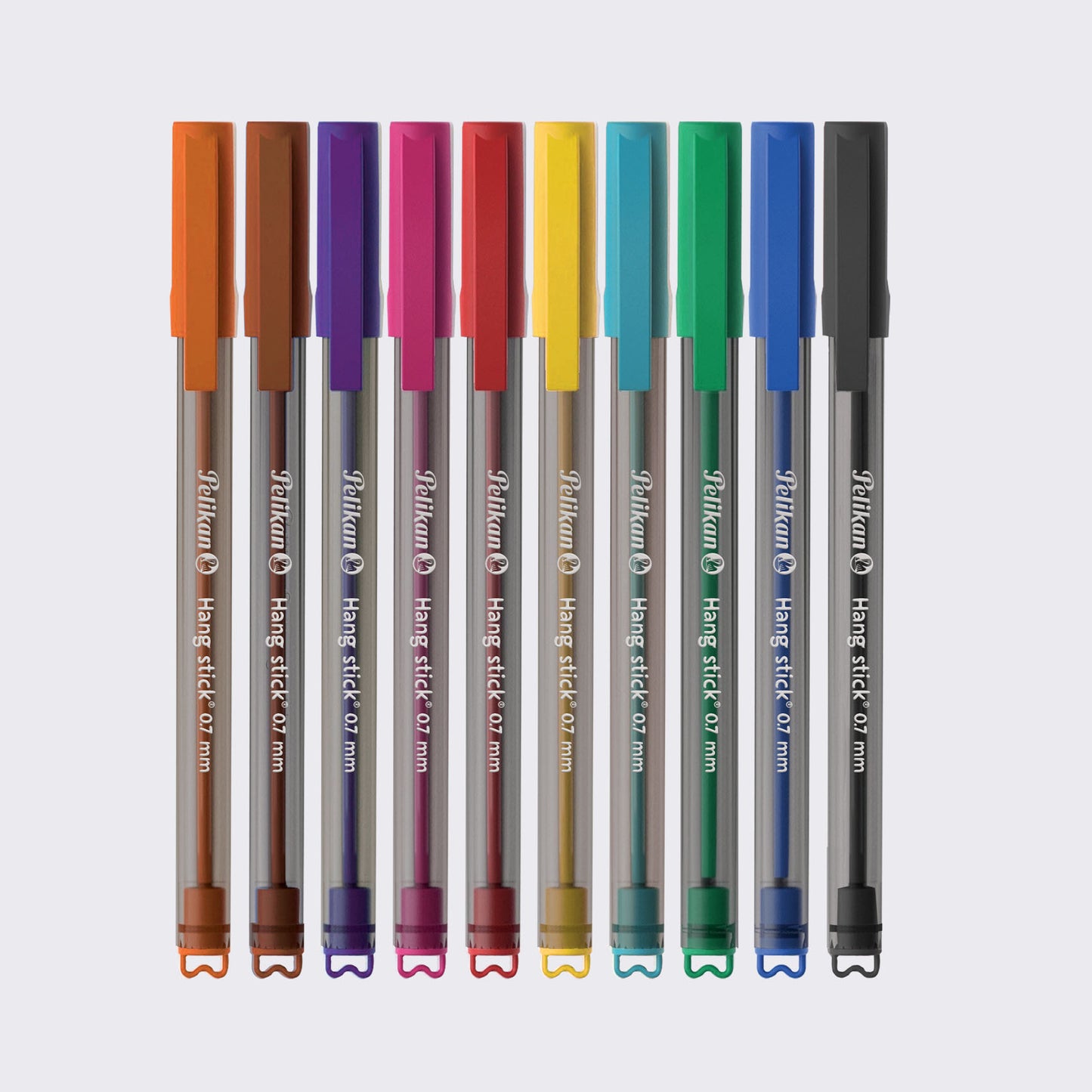 BOLÍGRAFO HANG STICK PUNTA AGUJA FANCY X 10 COLORES SURTIDOS
