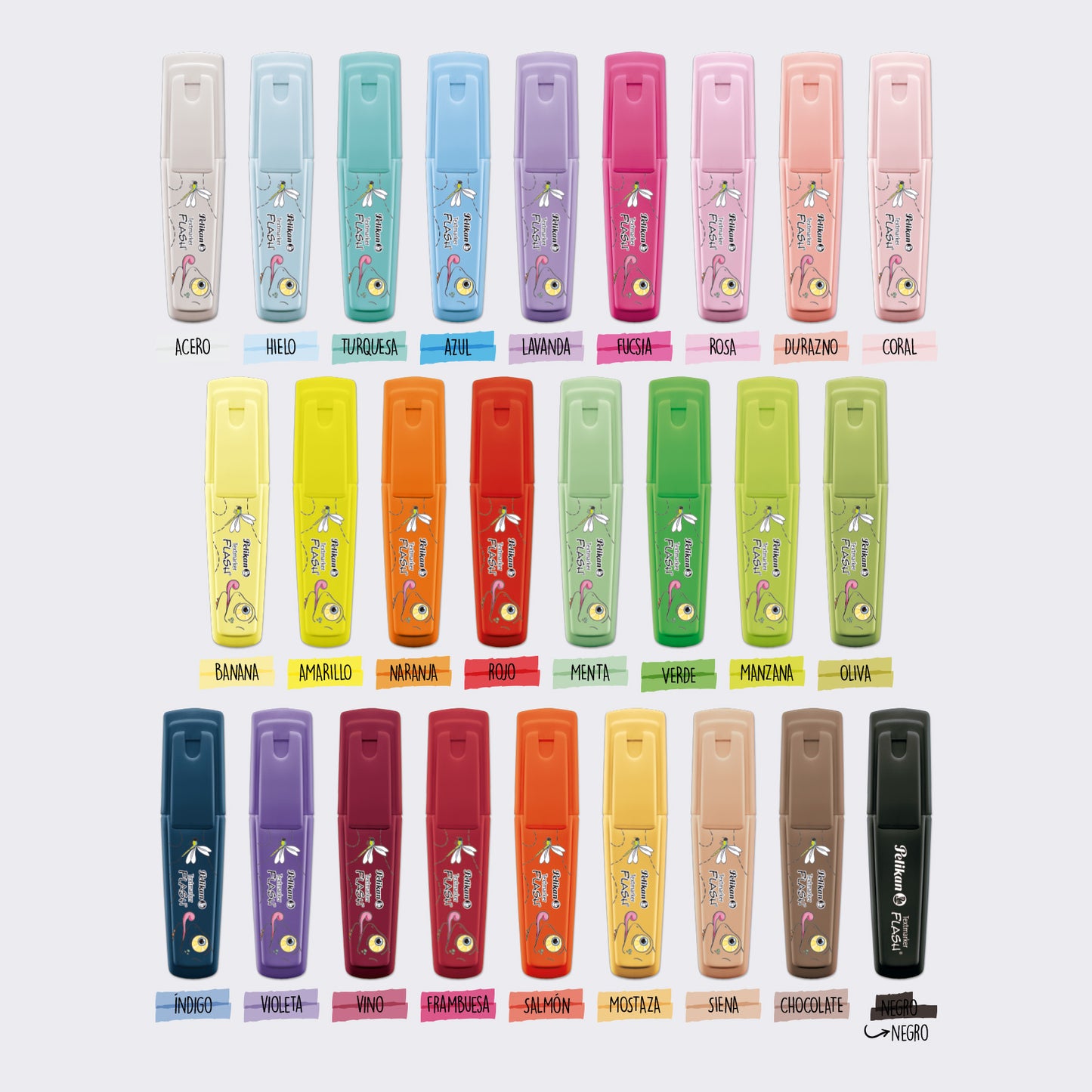 TEXTMARKER FLASH CAMALEÓN CJ/26 COLORES SURTIDOS