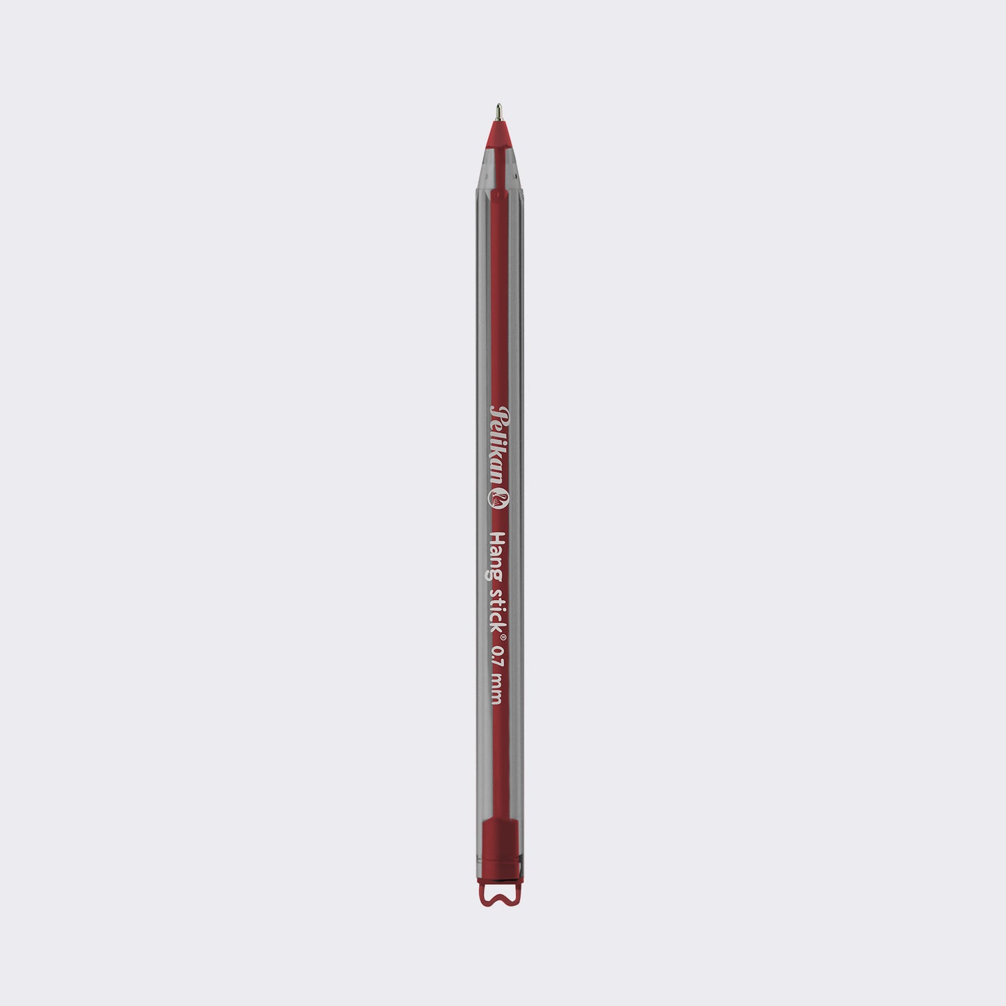 BOLÍGRAFO HANG STICK PUNTA AGUJA CJ/12 ROJO