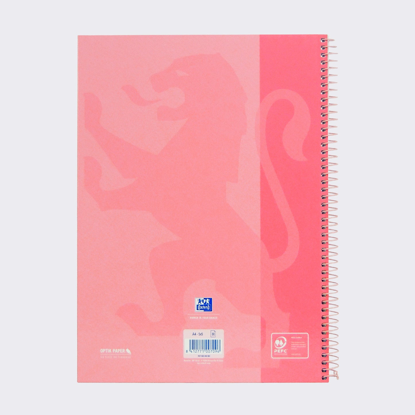 OXFORD CLASSIC EUROPEANBOOK 1 MATERIA CUADRICULADO ROSA CHICLE