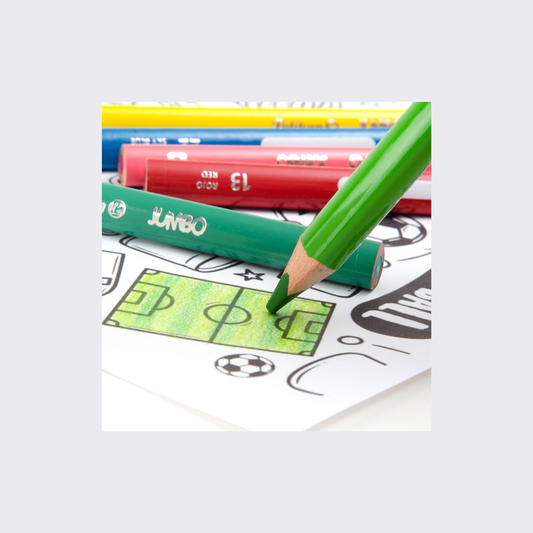 LÁPICES DE COLORES JUMBO X 18