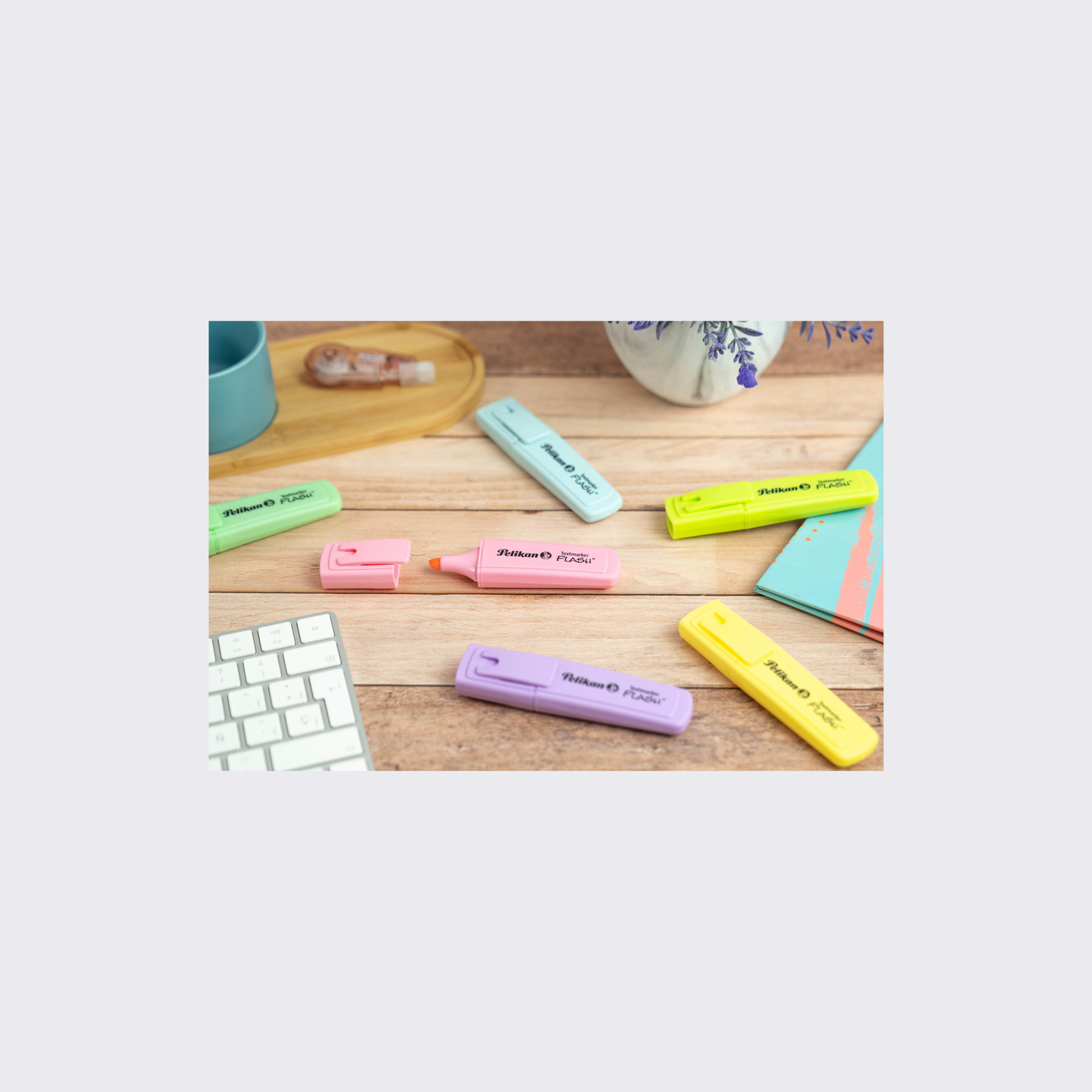 CJ X10 TEXTMARKER FLASH PASTEL PETALOS
