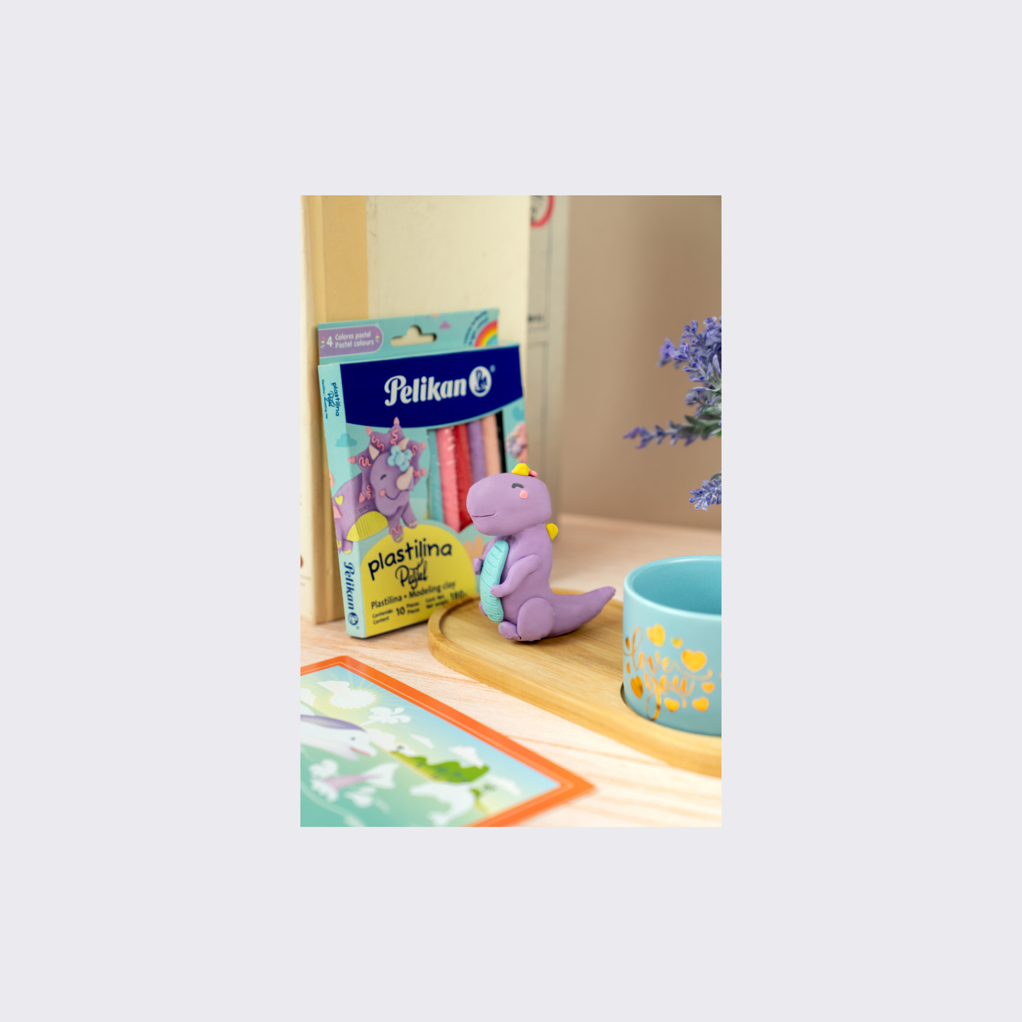 PLASTILINA PASTEL X 10 UNIDADES