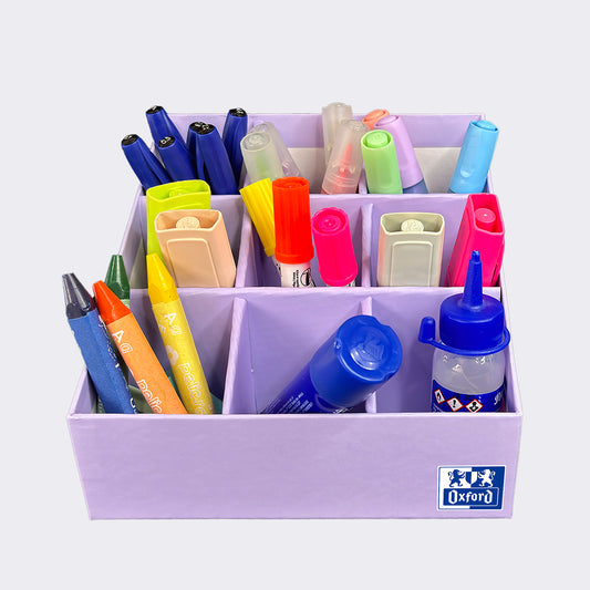 ORGANIZADOR OXFORD 3X3 MALVA