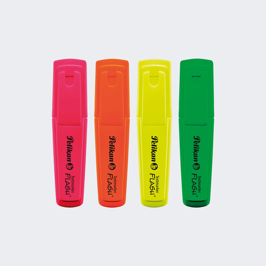 TJ X 4 TEXTMARKER FLASH COLORES SURTIDOS