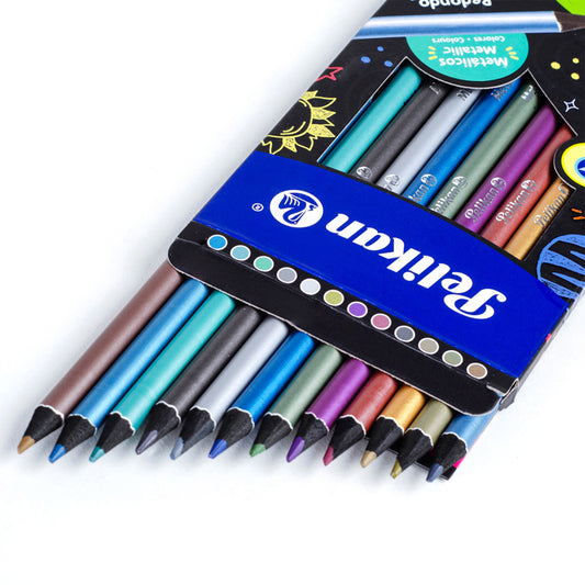 LÁPICES DE COLORES METÁLICOS