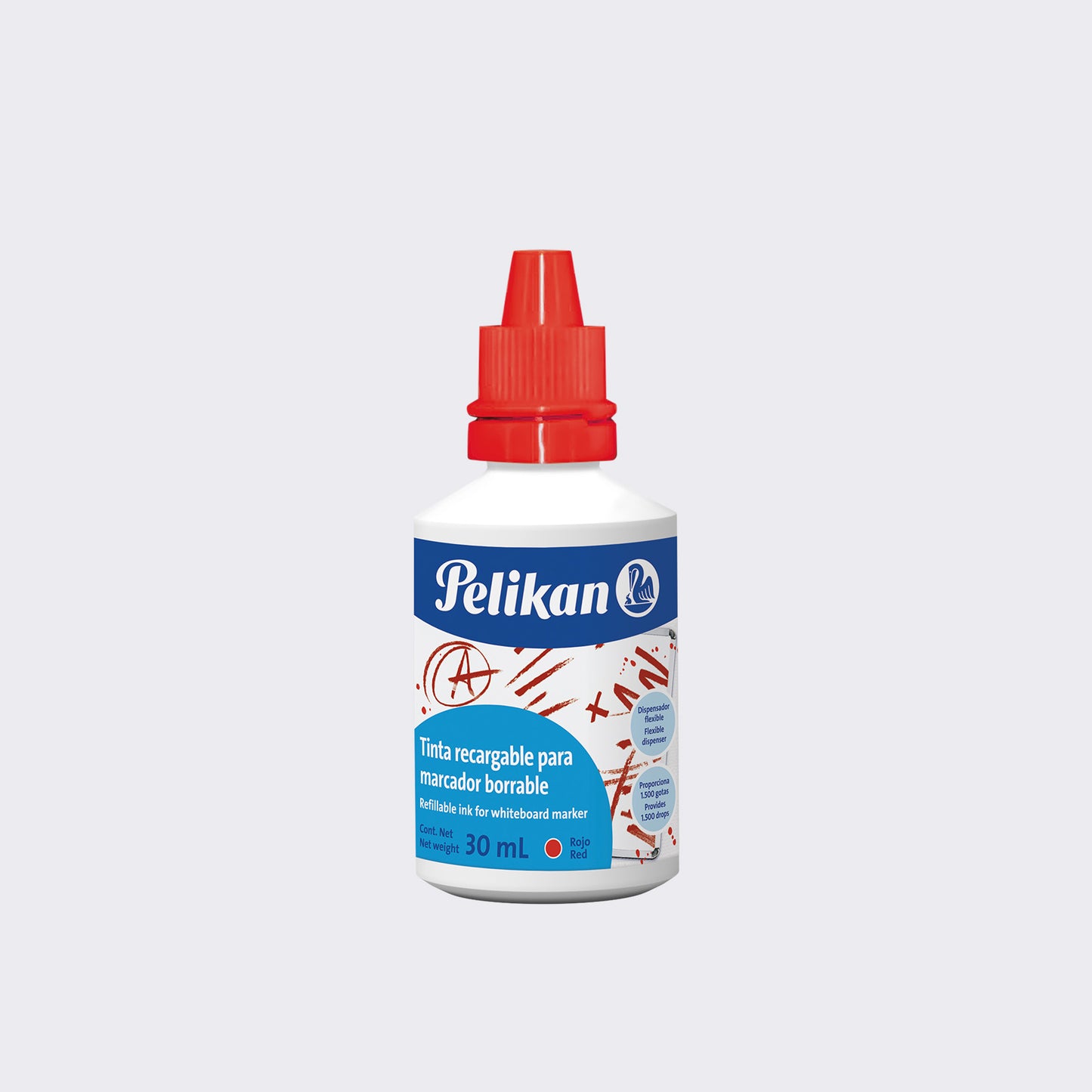 TINTA RECARGABLE PERMANENTE ROJA