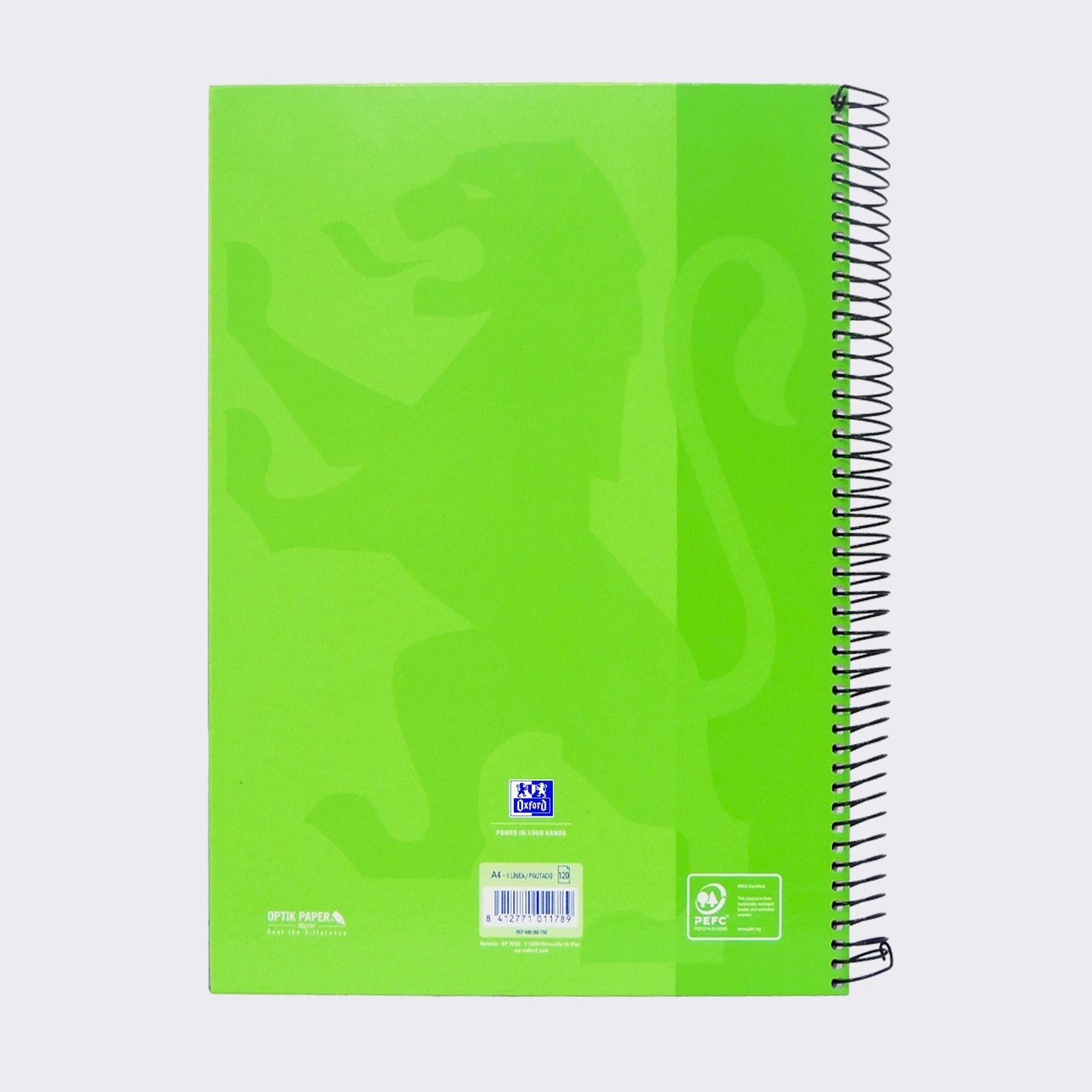 OXFORD CLASSIC EUROPEANBOOK 5 MATERIAS RAYADO MANZANA VERDE