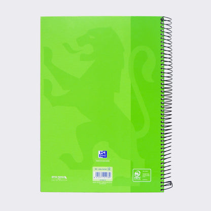 OXFORD CLASSIC EUROPEANBOOK 5 MATERIAS RAYADO MANZANA VERDE