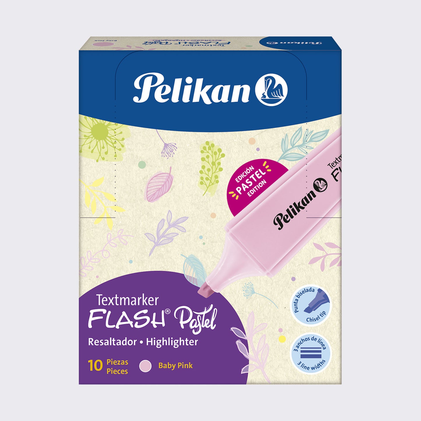 TEXTMARKER FLASH® PASTEL CJ/10 BABY PINK
