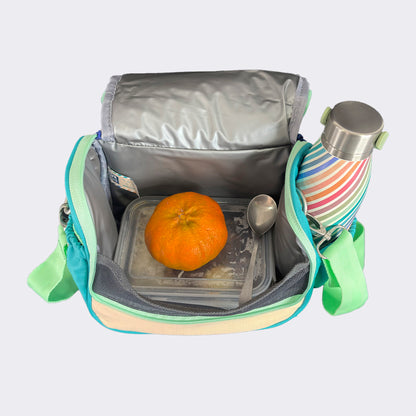 PORTA ALIMENTOS OXFORD COLORBLOCK ICE MINT