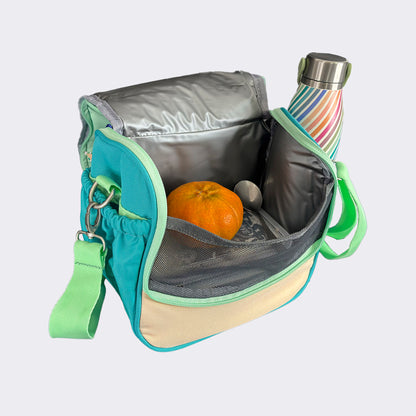 PORTA ALIMENTOS OXFORD COLORBLOCK ICE MINT