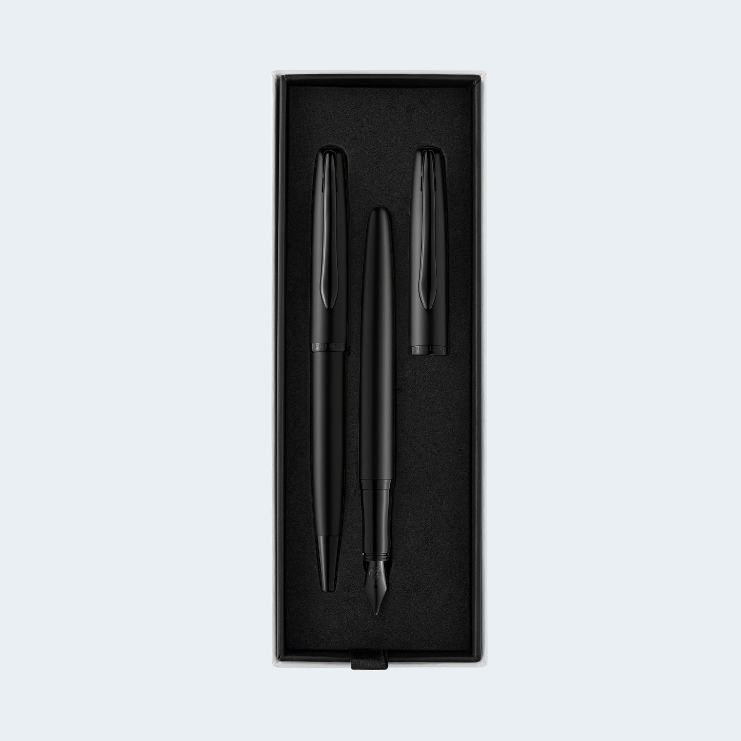 SET JAZZ NOBLE ELEGANCE BLACK BOLÍGRAFO + PLUMA FUENTE