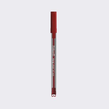 BOLÍGRAFO HANG STICK PUNTA AGUJA CJ/12 ROJO