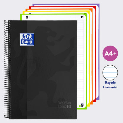 OXFORD CLASSIC EUROPEANBOOK 5 MATERIAS CUADRICULADO  NEGRO