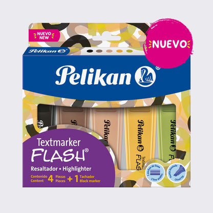 CJ X 5 TEXTMARKER FLASH HONEY / NEGRO