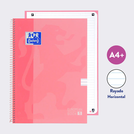 OXFORD CLASSIC EUROPEANBOOK 1 MATERIA RAYADO ROSA CHICLE