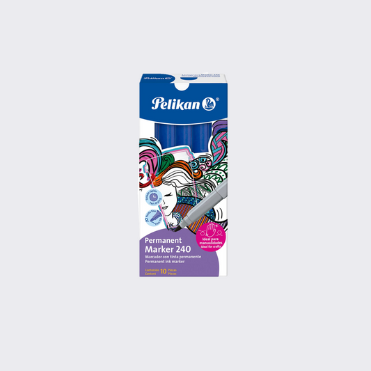 MARACADOR  240 AZUL x 10