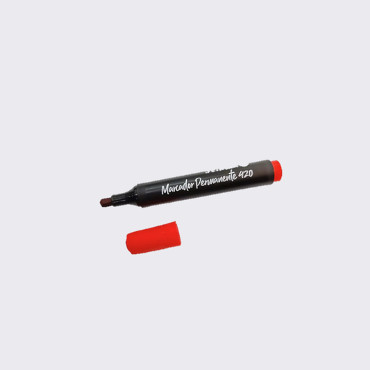MARCADOR PERMANENTE 420® CJ/10 ROJO