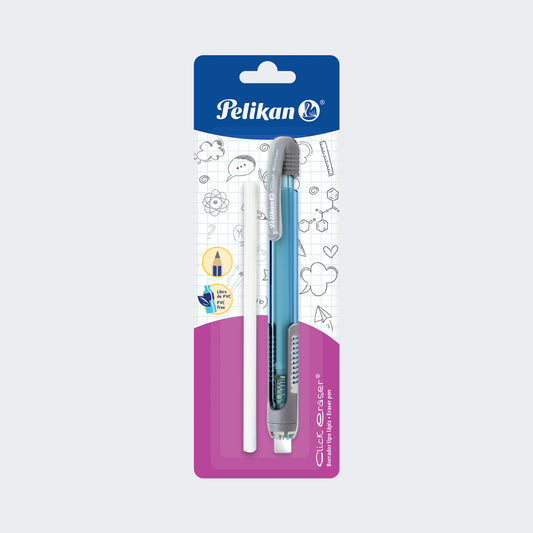 TJ 1 LÁPIZ BORRADOR CLICK ERASER ESCOLAR CON REPUESTO