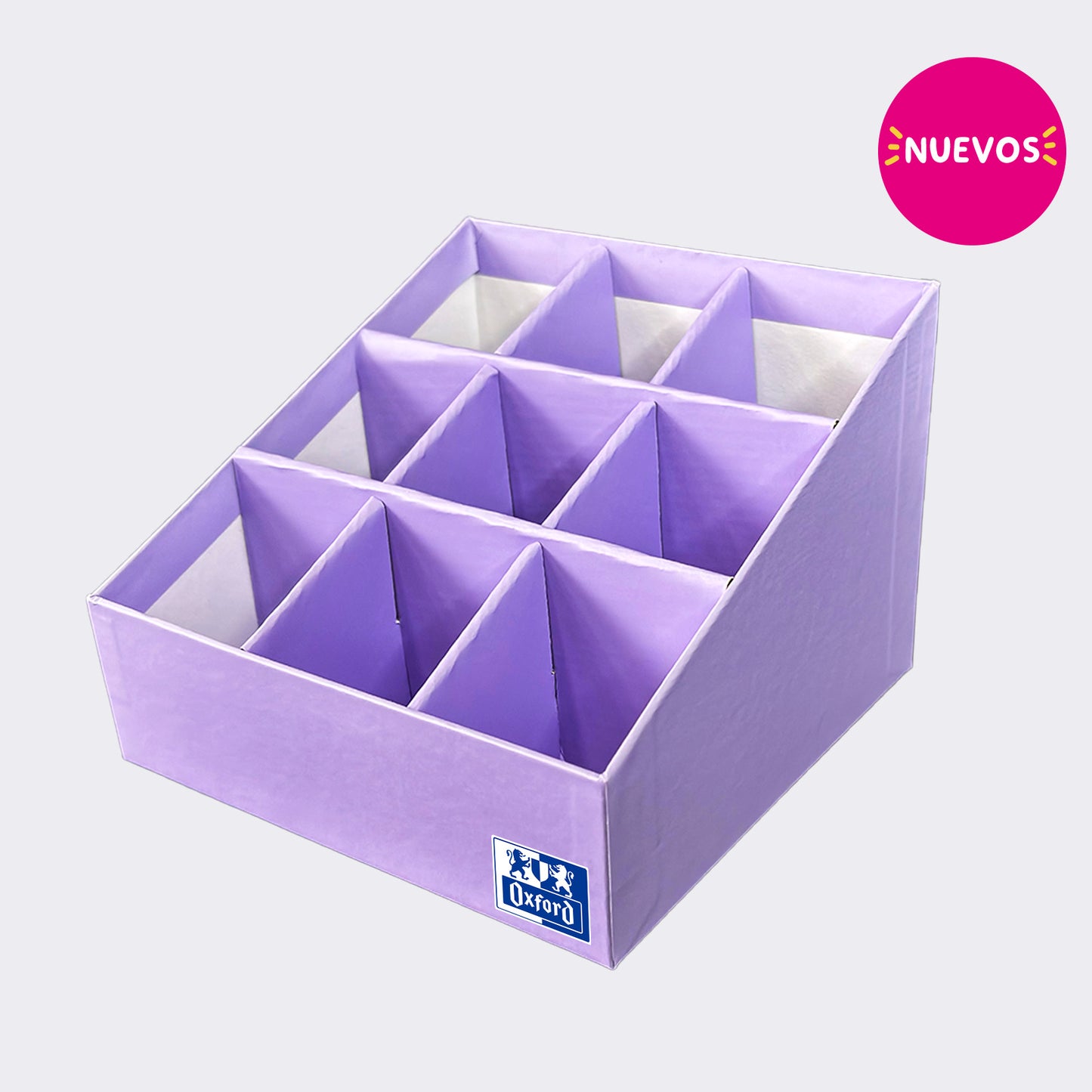 ORGANIZADOR OXFORD 3X3 MALVA