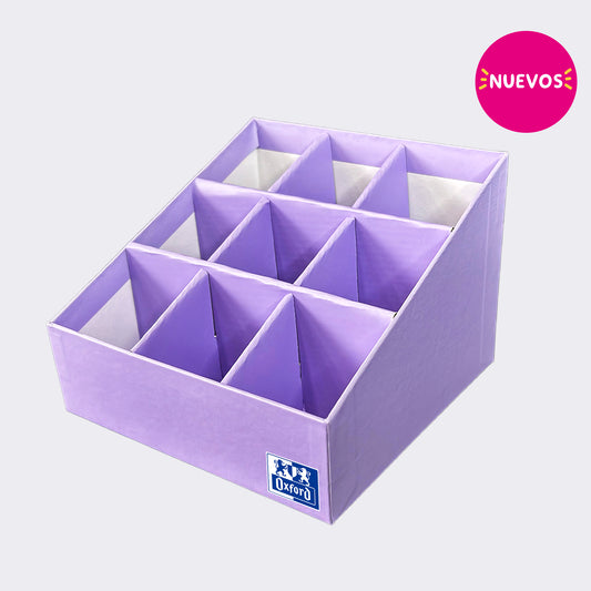 ORGANIZADOR OXFORD 3X3 MALVA