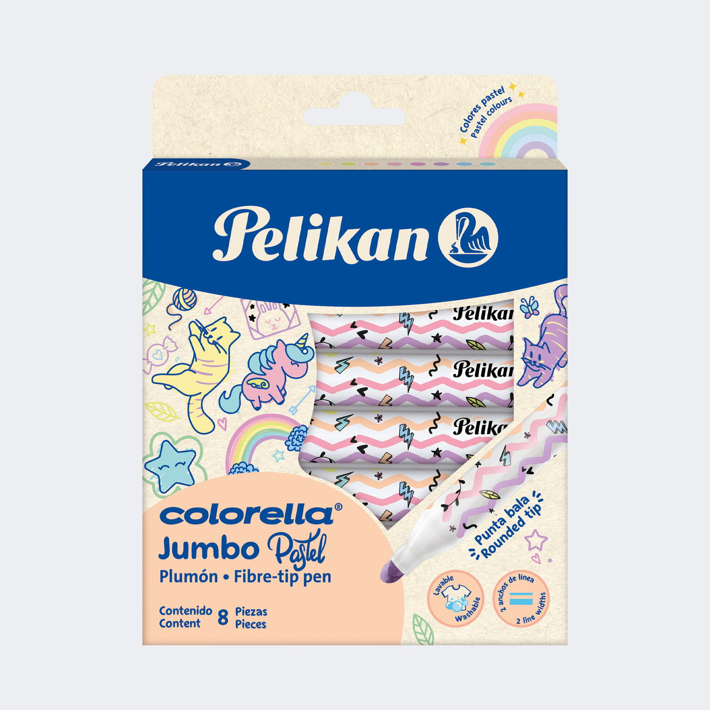 EST 8 PLUMÓN COLORELLA JUMBO PASTEL