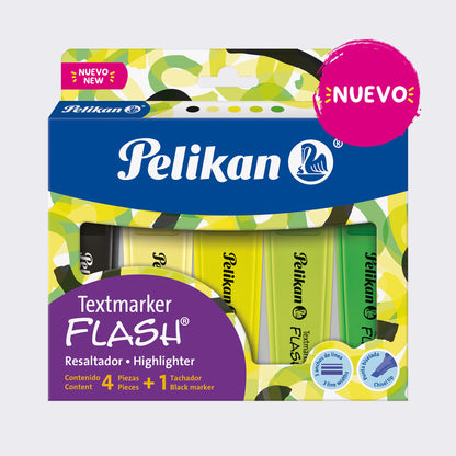 CJ X 5 TEXTMARKER FLASH CITRUS / NEGRO